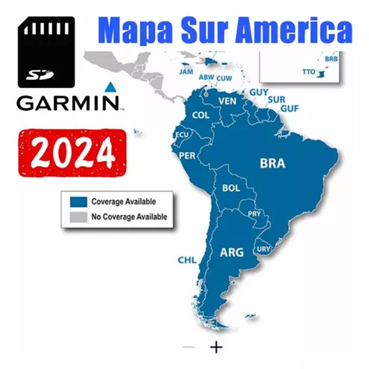 GARMIN - MAPA DE COLOMBIA 2026  PARA GPS GARMIN  CAMARAS DE FOTOMULTAS MSD 32GB