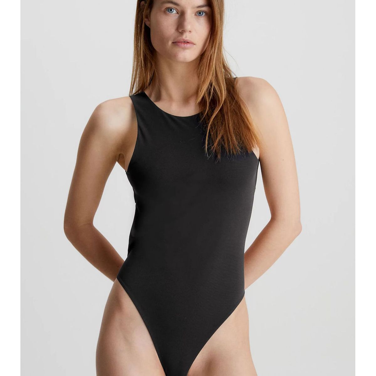 CALVIN KLEIN - Body Negro Sin Mangas Para Mujer Calvin Klein