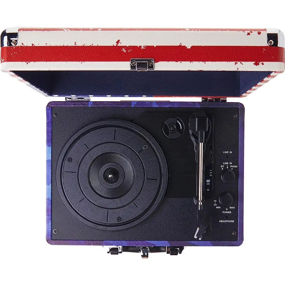 VICTROLA - Tocadiscos Tornamesa Portable Victrola + Altavoces Bluetooth