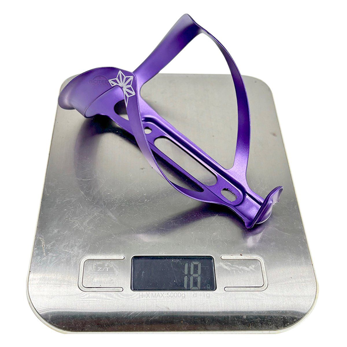 SUPACAZ - Soporte Caramañola Supacaz Fly Morado 18g Aluminio.