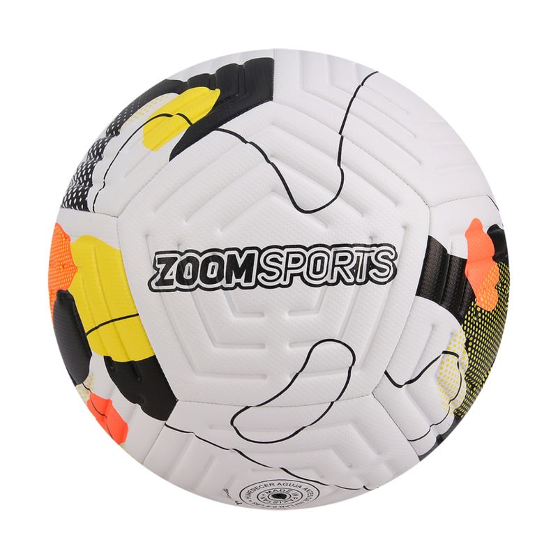 ZOOM SPORT - Balon De Futbol 12 Paneles N-5 Zoom Sports Mabuti Bc0 Amaril