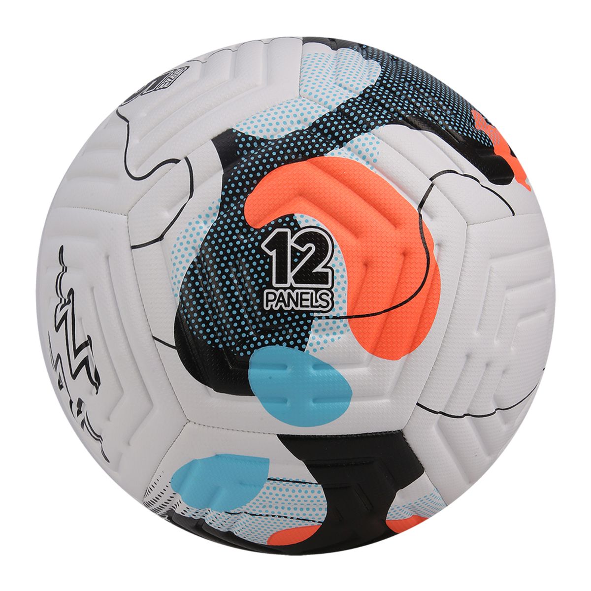 ZOOM SPORT - Balon De Futbol 12 Paneles N-5 Zoom Sports Mabuti Blanc Azul