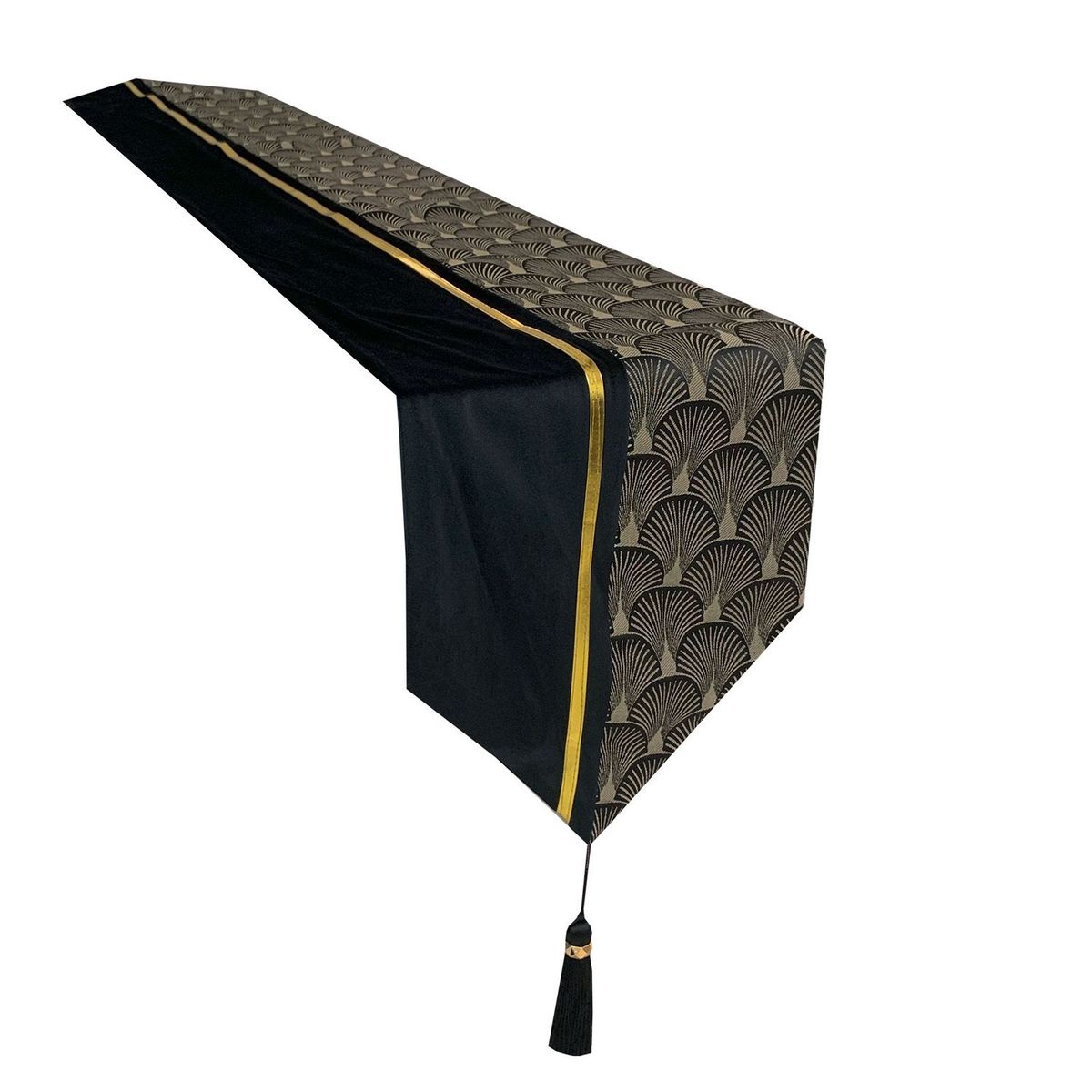 HOMETEX - CAMINO DE MESA KARLE NEGRO