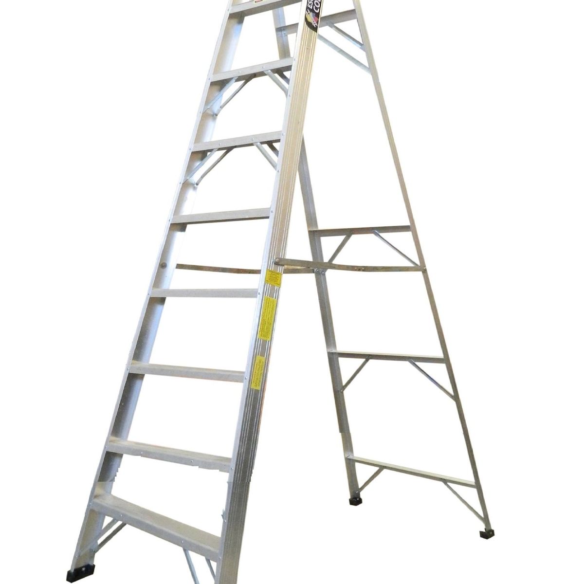 GENERICO - Escalera Certificada Tipo Tijera En Aluminio De 9 pasos / 2.70 Metros 102kg Tipo II