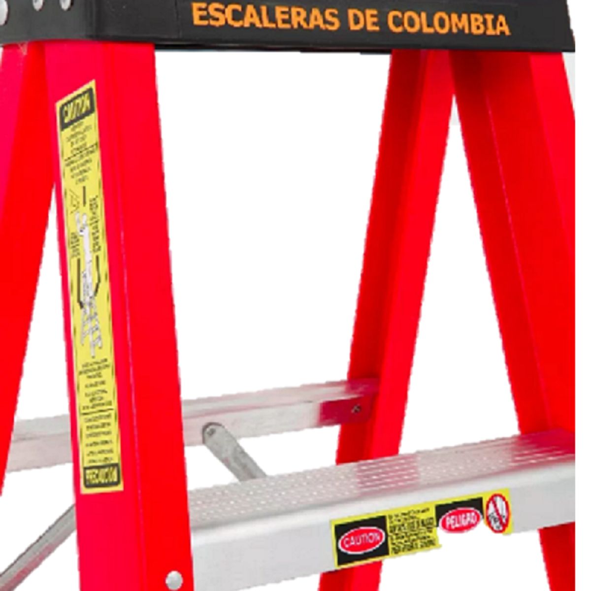 ESCALERAS DE COLOMBIA - Escalera Certificada Tipo Tijera En Fibra De Vidrio 12 pasos / 3.60Metros 114kg.