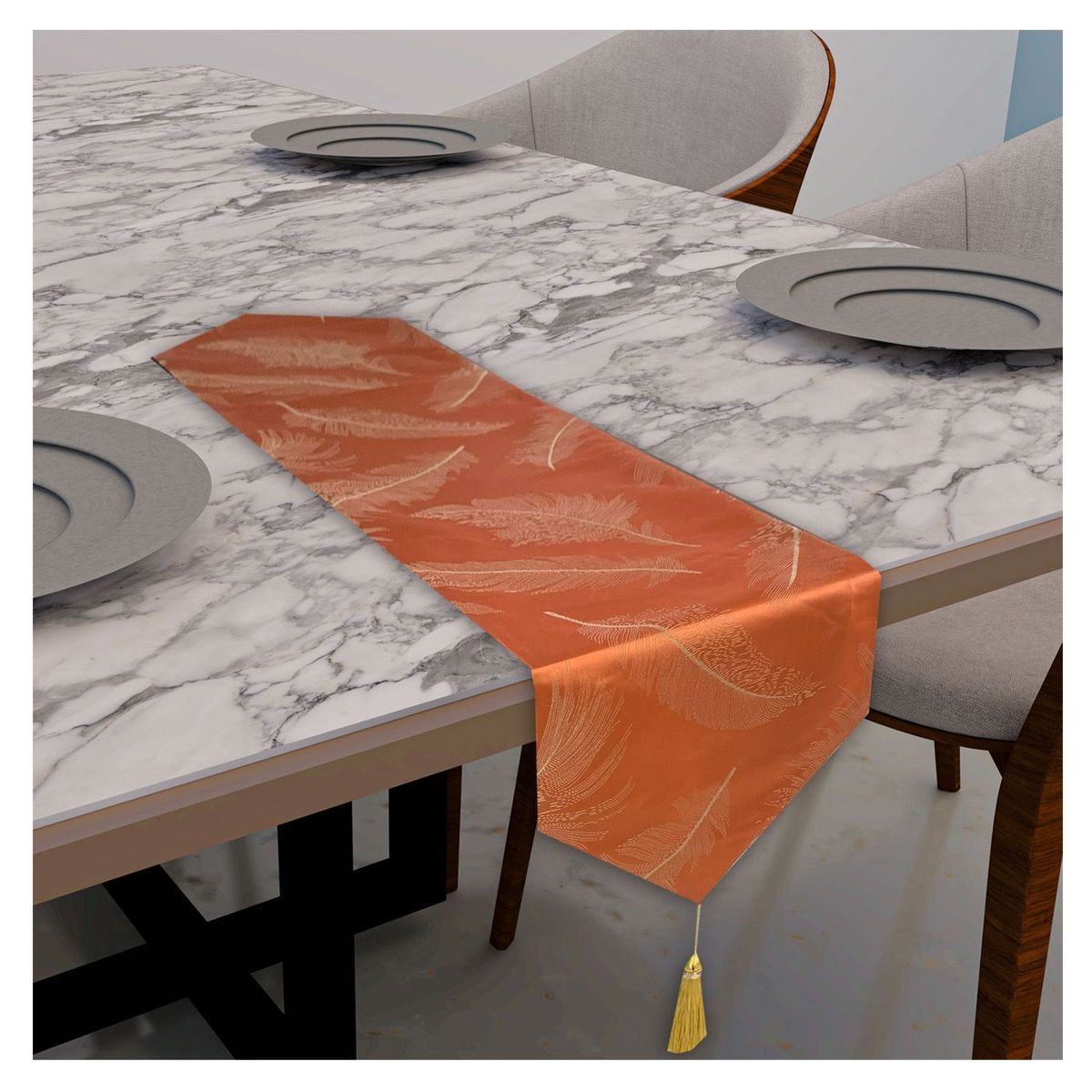 HOMETEX - CAMINO DE MESA TUY ROJO