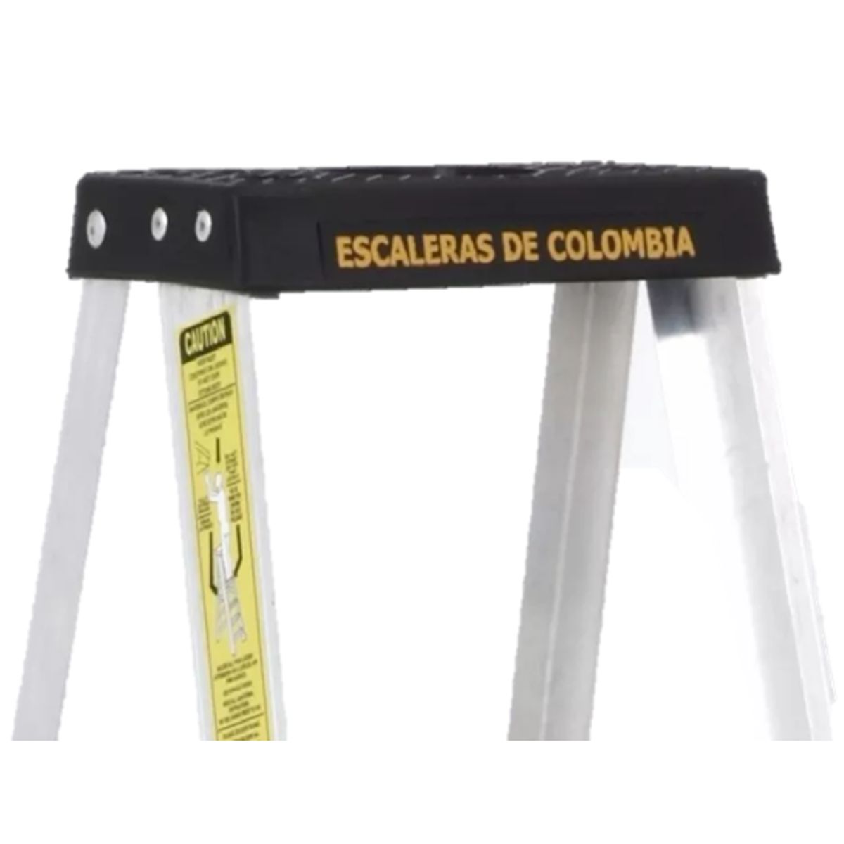 ESCALERAS DE COLOMBIA - Escalera Certificada Tipo Tijera En Aluminio 12 pasos / 3.60 Metros 136 Kg.