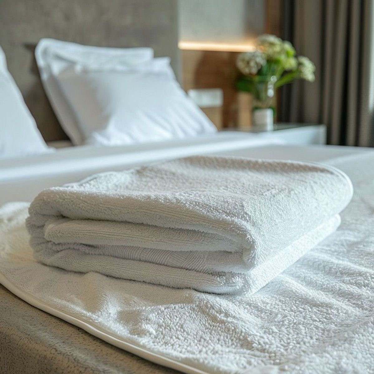 KARYTEX - Combo Protector De Colchón Y Almohada Terry Cama Sencilla Color Blanco