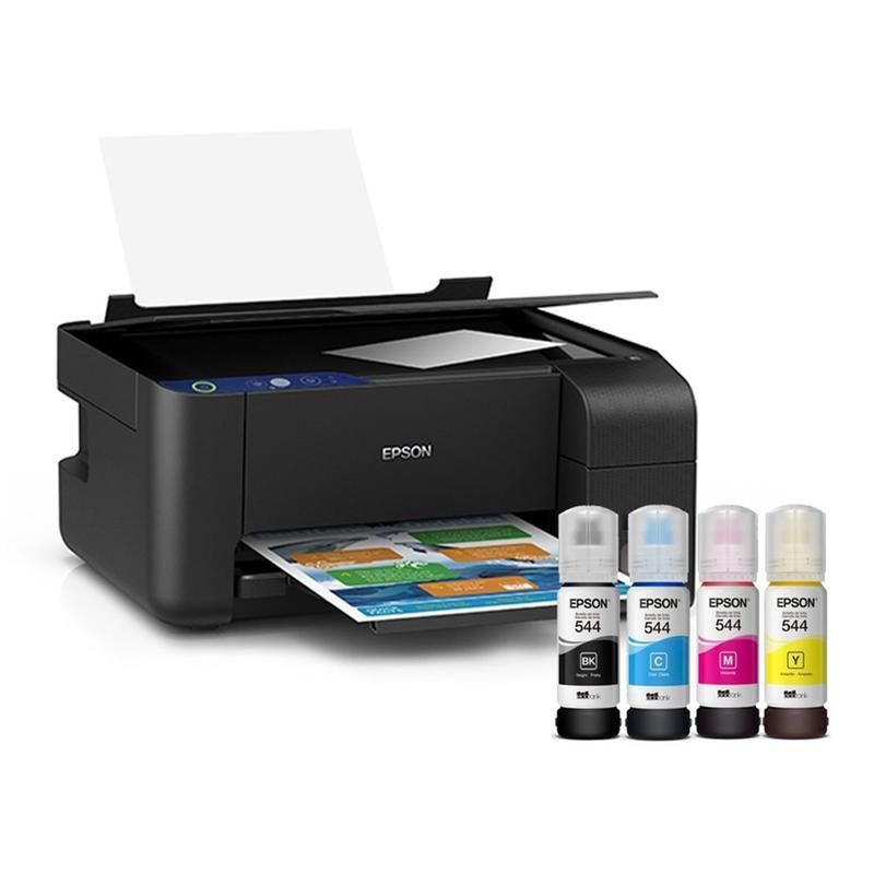 EPSON - Impresora Multifuncional Epson L3210  Recarga Continua  USB