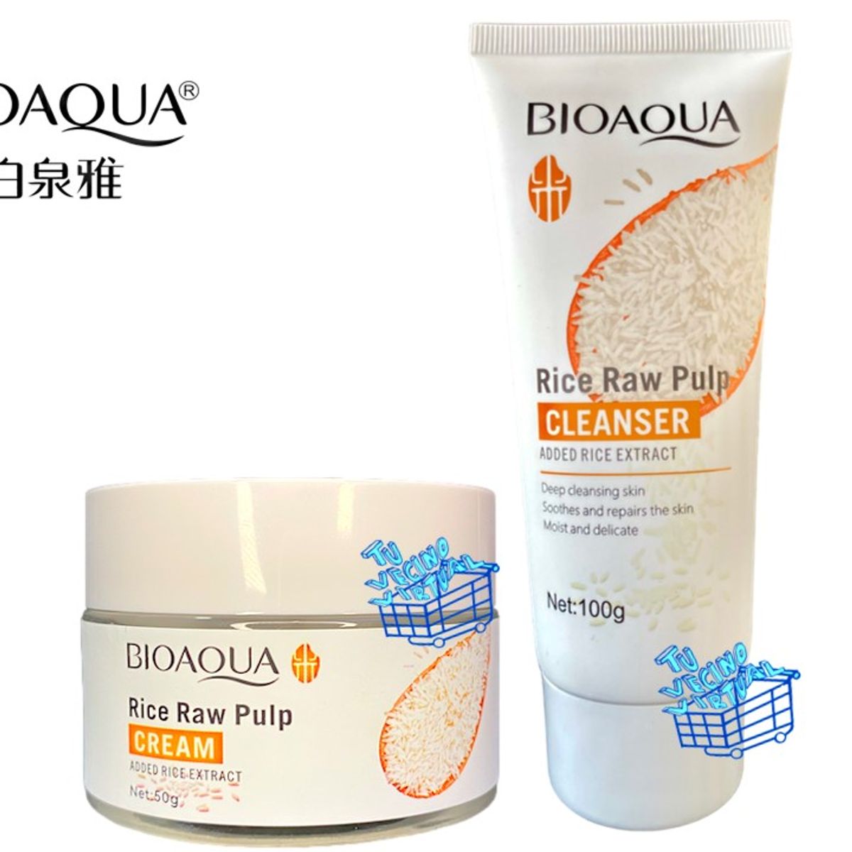 BIOAQUA - Kit X2 Bioaqua Facial De Arroz