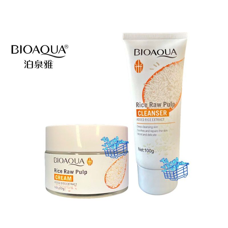 BIOAQUA - Kit X2 Bioaqua Facial De Arroz