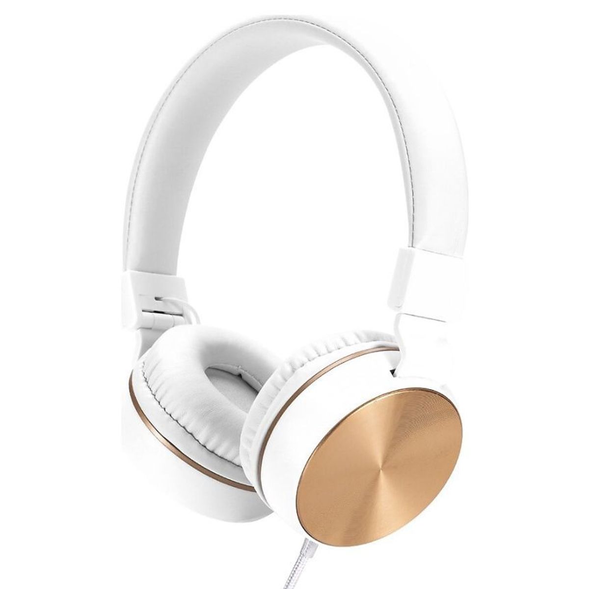 HP - Auriculares HP Plegable Con Microfono 3.5 mm HI-FI DHH-1206 Blanco