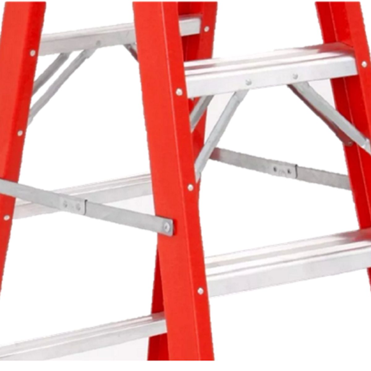 ESCALERAS DE COLOMBIA - Escalera Certificada Tipo Tijera En Fibra De Vidrio 4 pasos/ 1.20Mts 136kg