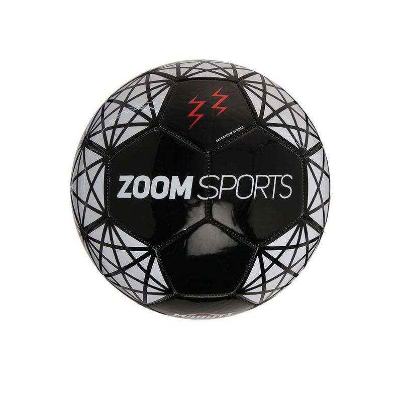 ZOOM SPORT - Balon De Futbol N°5 Mabuti Zoom Sports Negro 32 Paneles