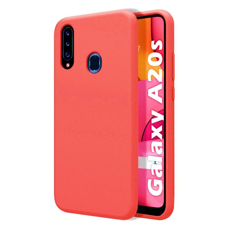 GENERICO - Funda Estuche Silicone Case Compatible Con Samsung A20S Salmon