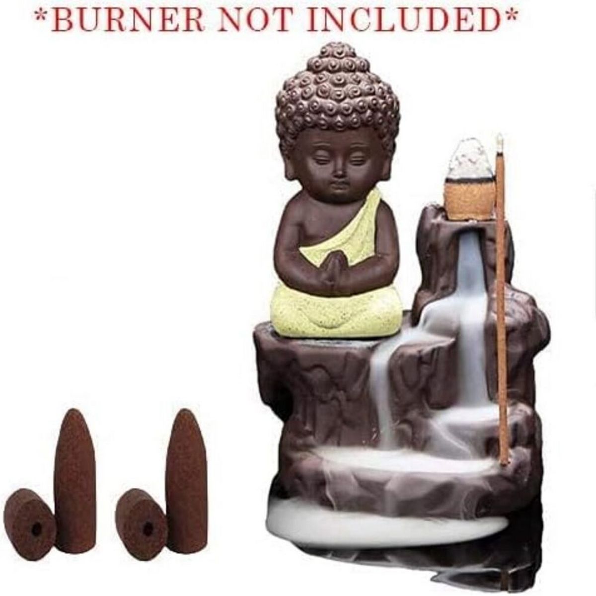 DAYOSHOP - Incienso Hem Cono De Reflujo Coco Aroma Backflow X 40 Unid