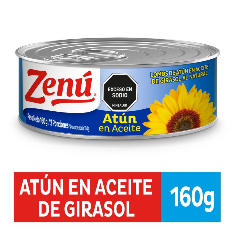 ZENU - Atún Lomos en Aceite de Girasol Zenú