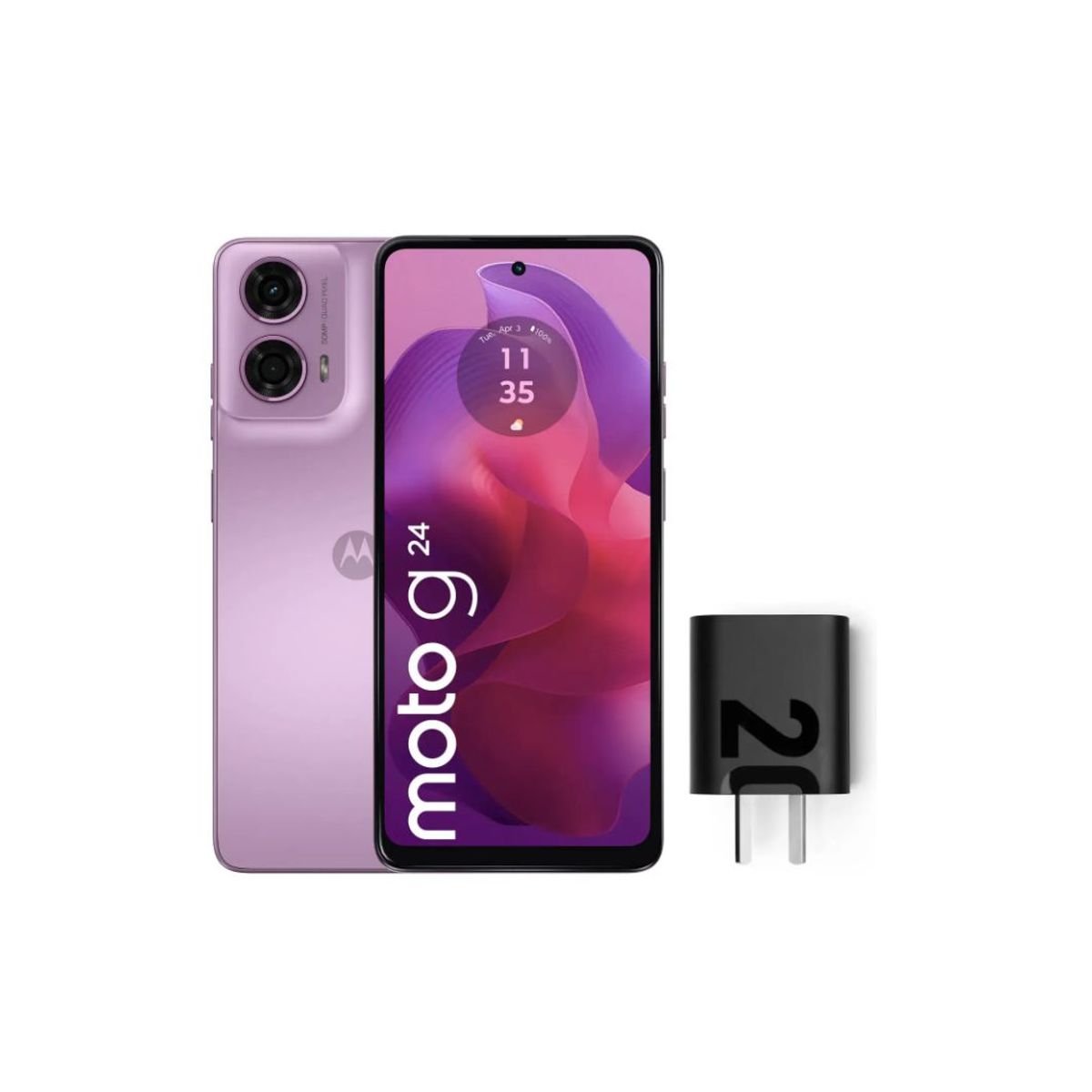 MOTOROLA - Celular Motorola Moto G24 256GB 4RAM Lavanda
