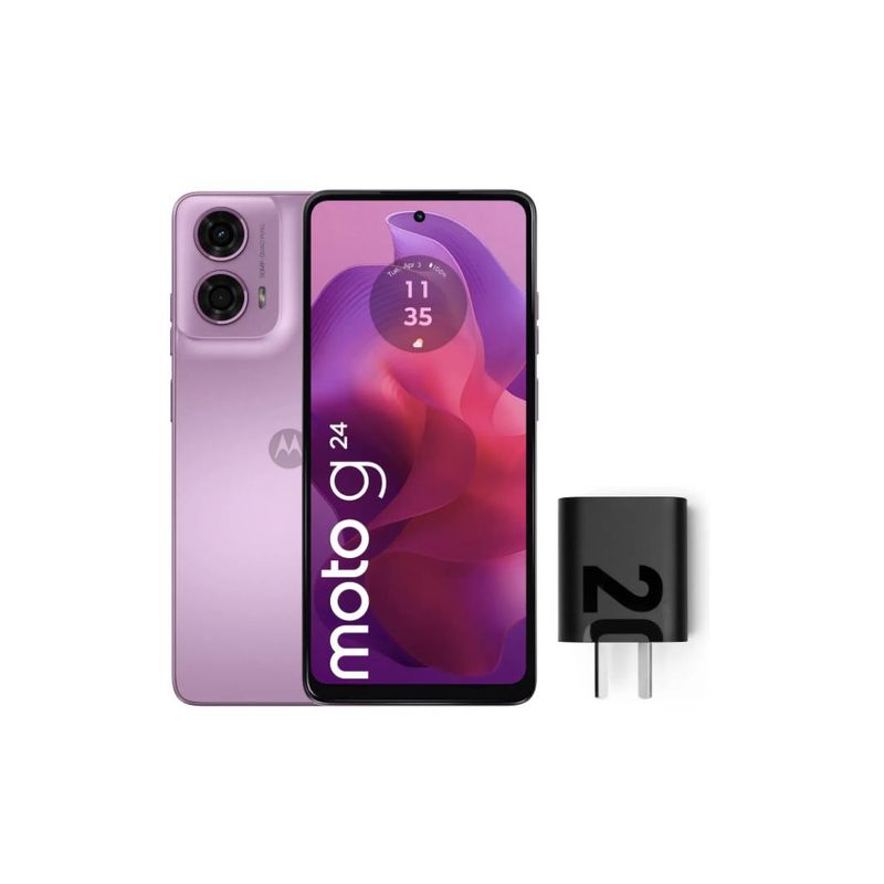 MOTOROLA - Celular Motorola Moto G24 256GB 4RAM Lavanda