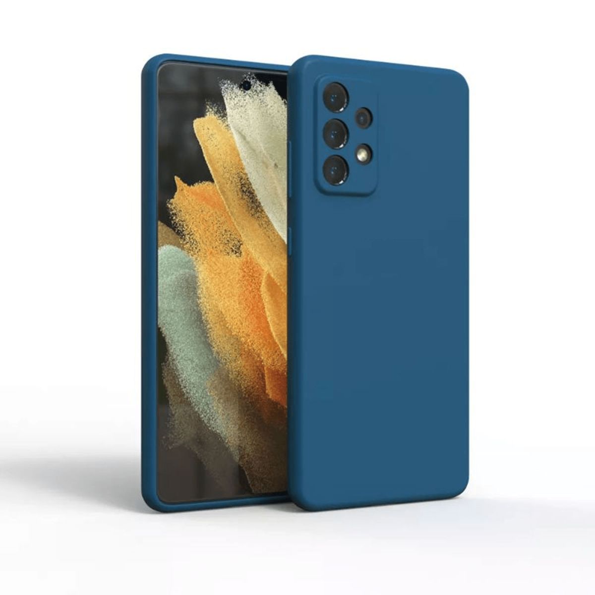 GENERICO - Funda Estuche Silicone Case Compatible Con Samsung A53 5G Azul