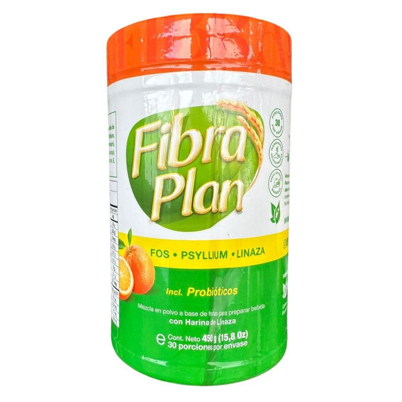 GLOBAL NUTRITION - Fibra Plan 450gr con Psylium - Nutrimed