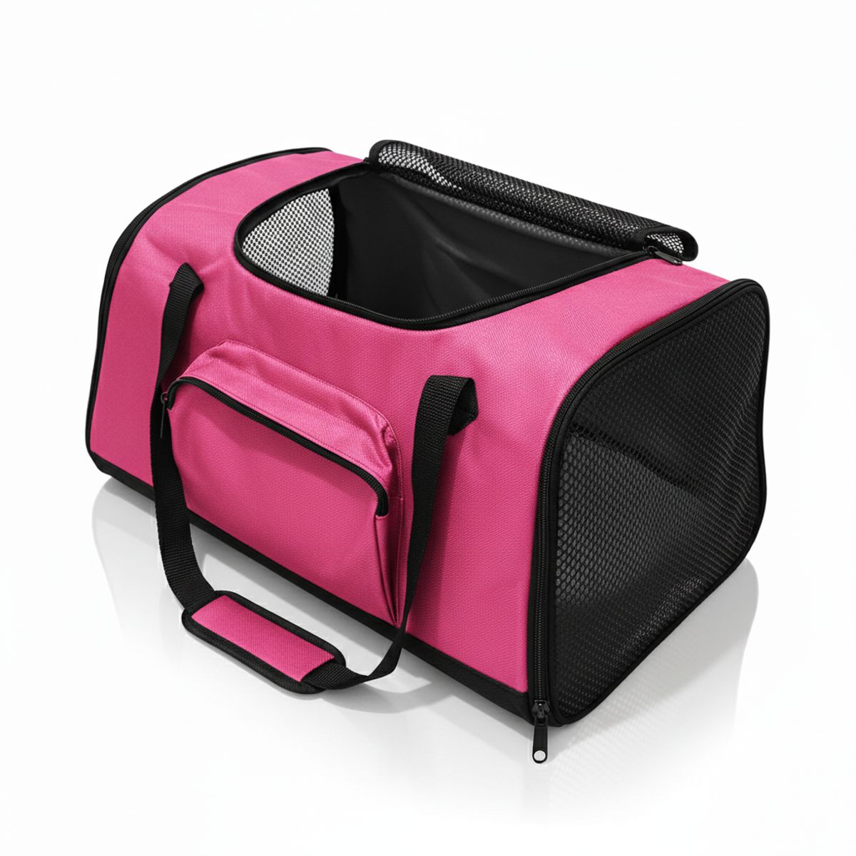 GENERICO - Guacal Maletín Bolso rosado Para Transportar Perros Ygatos En Avión