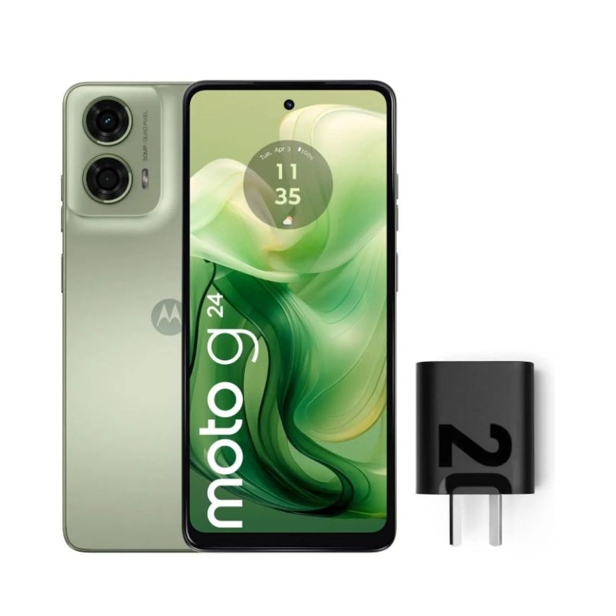 MOTOROLA - Celular Motorola Moto G24 256GB 4RAM Verde
