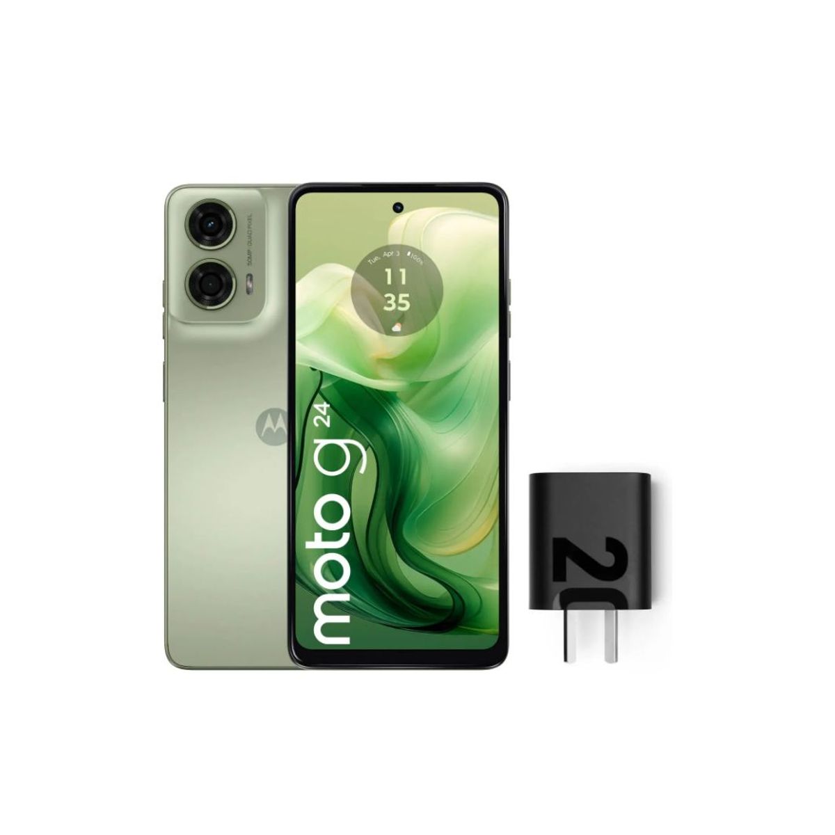 MOTOROLA - Celular Motorola Moto G24 256GB 4RAM Verde