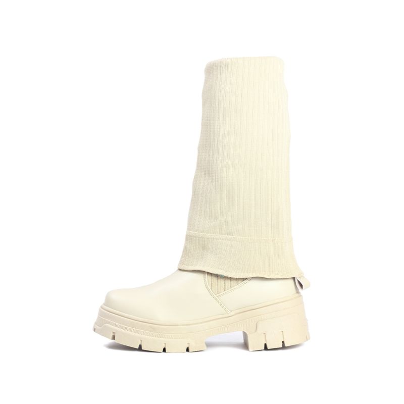GENERICO - Botas Extralarga Mujer Beige INCO Carlota