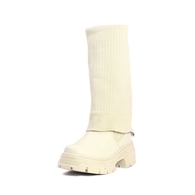 GENERICO - Botas Extralarga Mujer Beige INCO Carlota