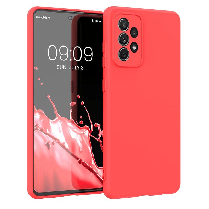 GENERICO - Funda Estuche Silicone Case Compatible Con Samsung A72 Salmon