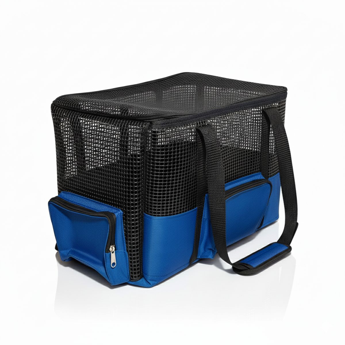 GENERICO - Guacal Maletín CABINA Grande COLOR CELESTE Para Transportar Perros Y Gatos APTO PARA CABINA DE AVION