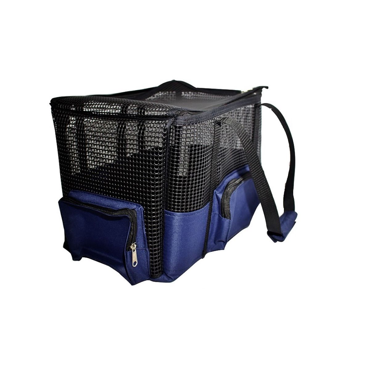 GENERICO - Guacal Maletín CABINA Grande COLOR AZUL Para Transportar Perros Y Gatos APTO PARA CABINA DE AVION