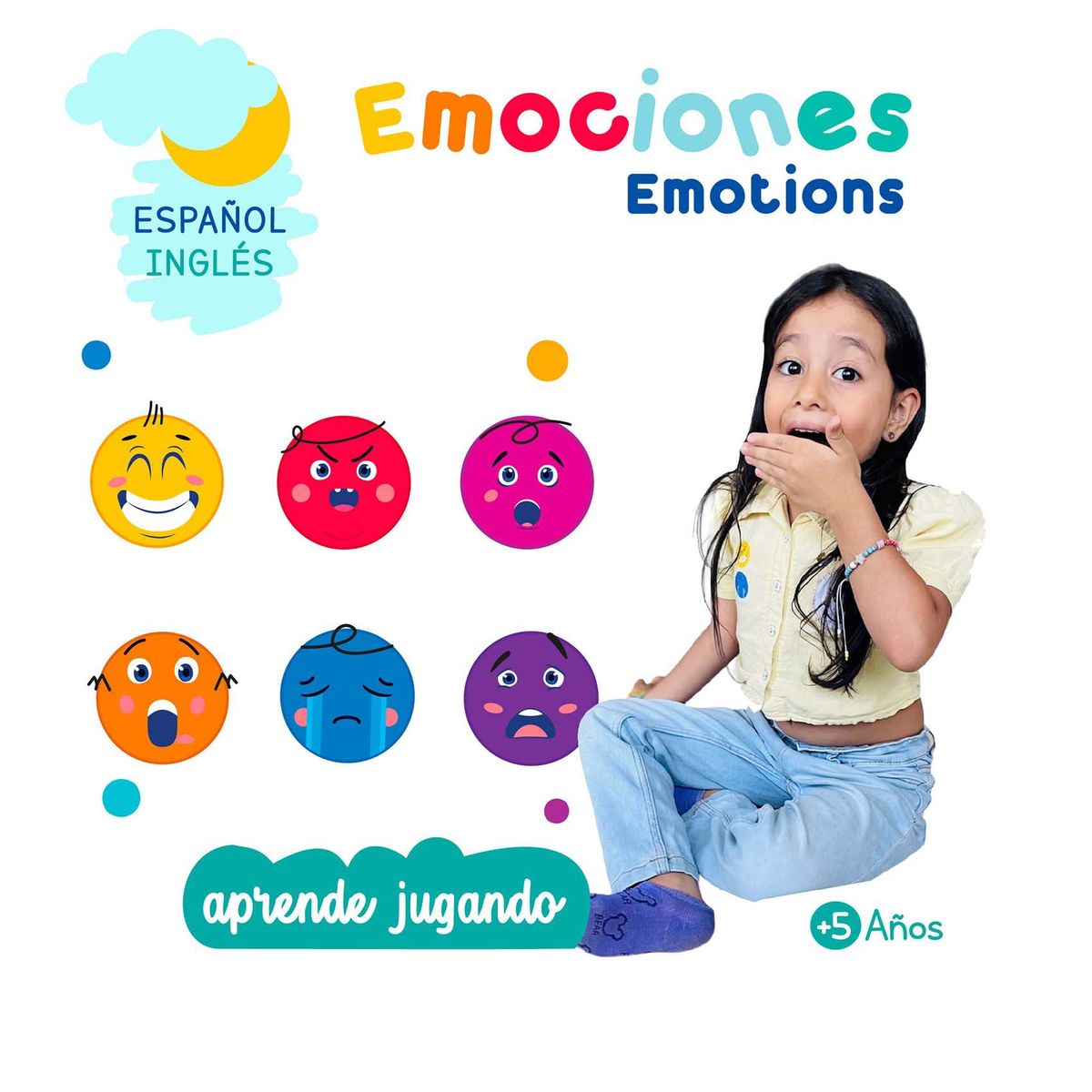 FUN FACTORY - Juego Emociones Para Niños Y Niñas +5 Bilingüe