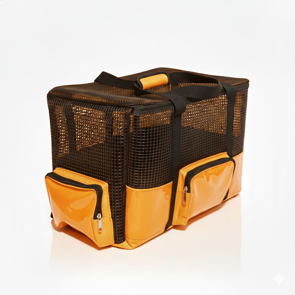GENERICO - Guacal Maletín CABINA Grande COLOR NARANJA Para Transportar Perros Y Gatos APTO PARA CABINA DE AVION