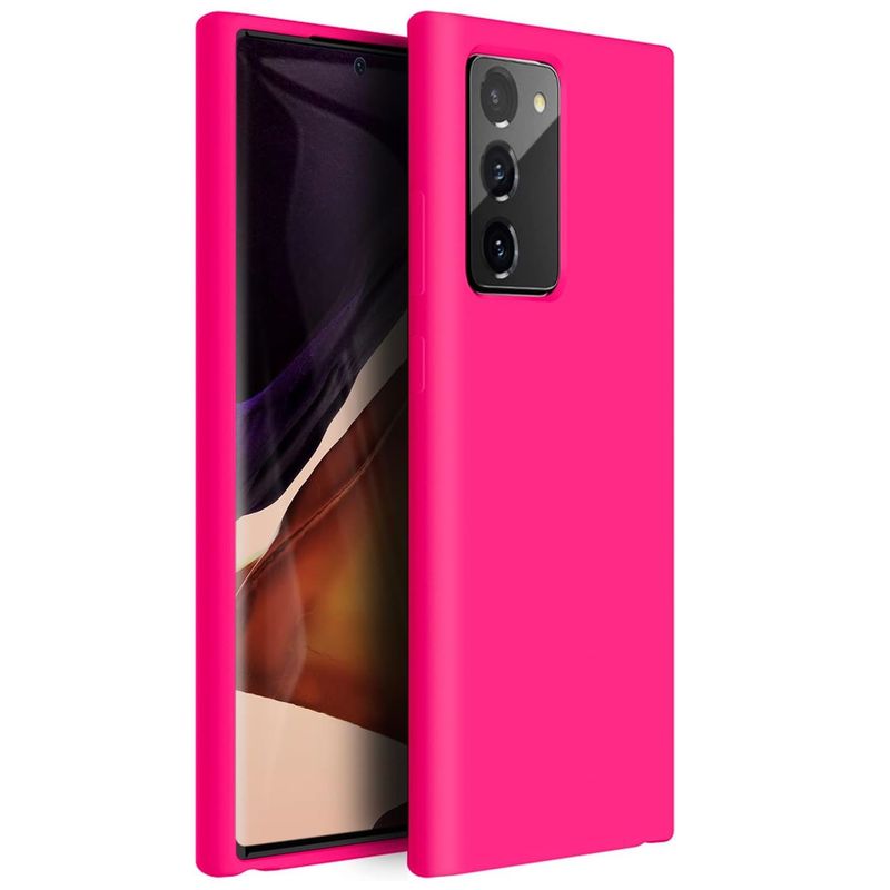GENERICO - Funda Estuche Silicone Case Compatible Samsung Note 20 Fucsia