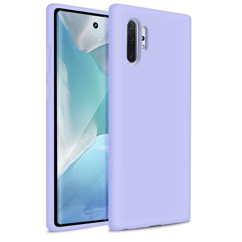 GENERICO - Funda Estuche Silicone Case Compatible Samsung Note 10 Pro Lila