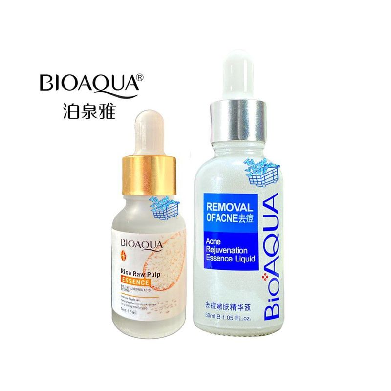BIOAQUA - Suero de Arroz y Suero Antiacne Bioaqua