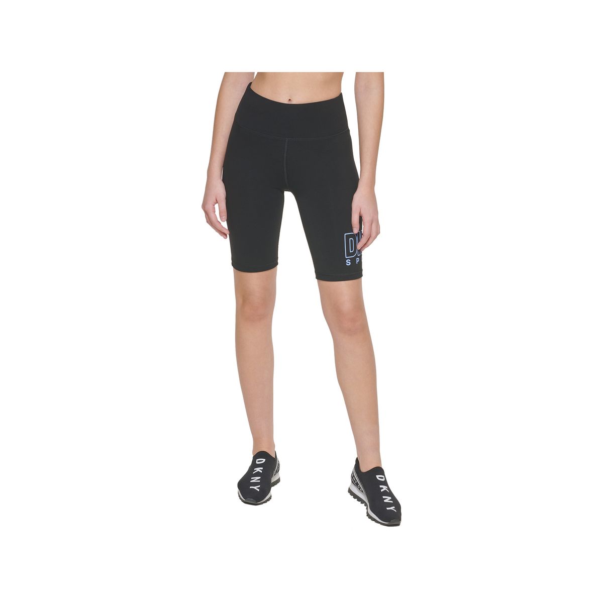 DKNY - Licra Deportiva Dkny Original Negro con Azul para Mujer