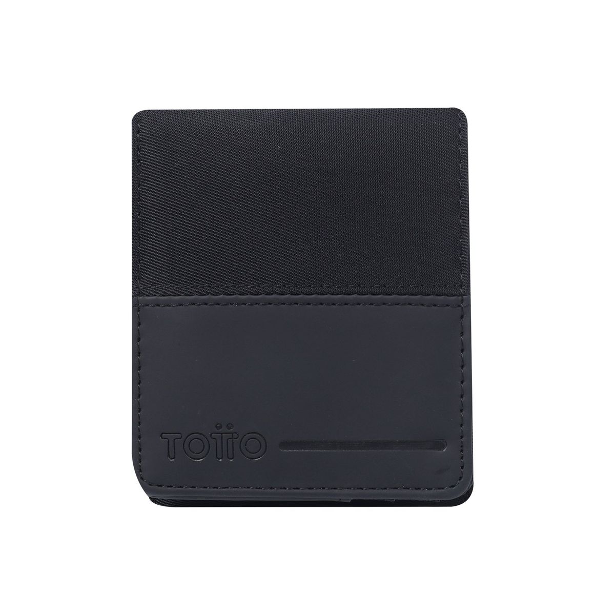 TOTTO - Billetera Ermac 3.0 con RFID Blocker Negra pequeña