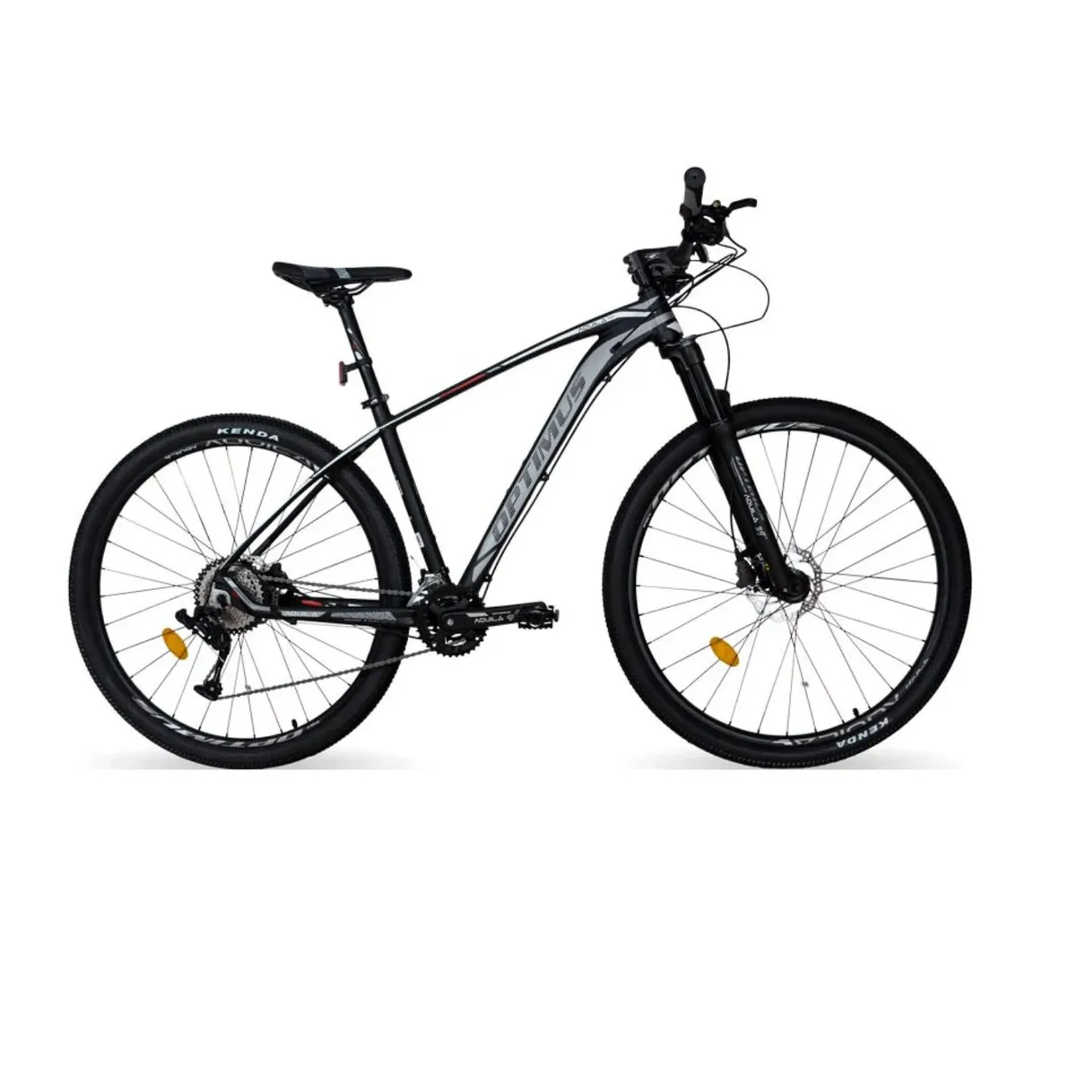 OPTIMUS - Bicicleta de Montaña Optimus Aquila Rin 29 de 9 Negro Blanco