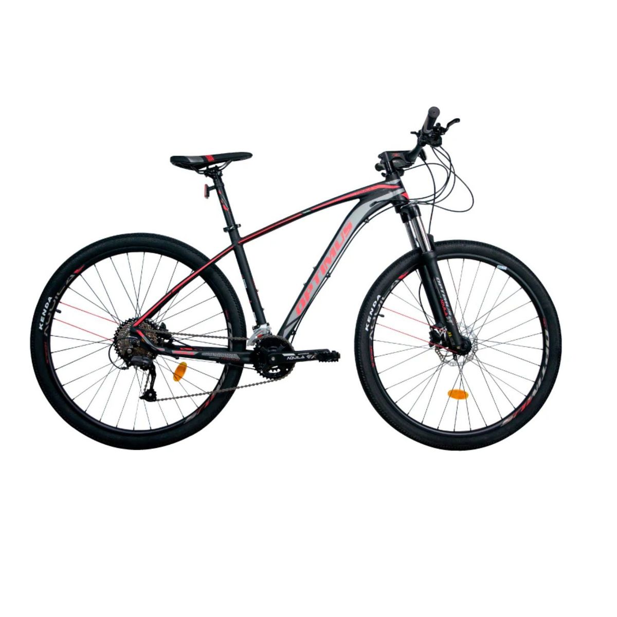 OPTIMUS - Bicicleta de Montaña Optimus Aquila Rin 29 de 9 Negro Rojo