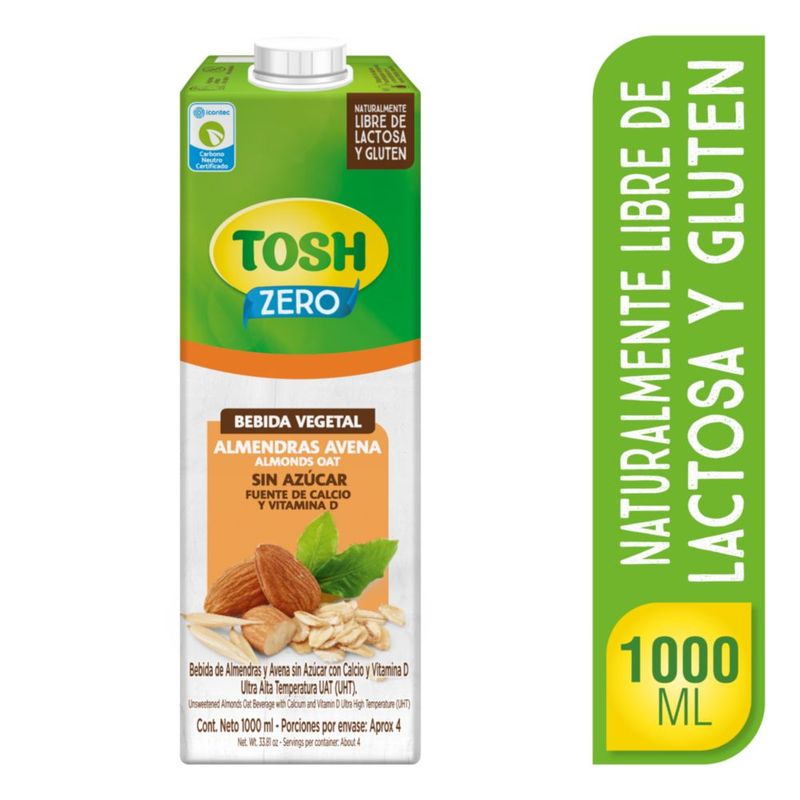 TOSH - Bebida Tosh Almendra Avena