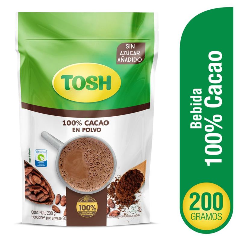 TOSH - Bebida Tosh 100% Cacao