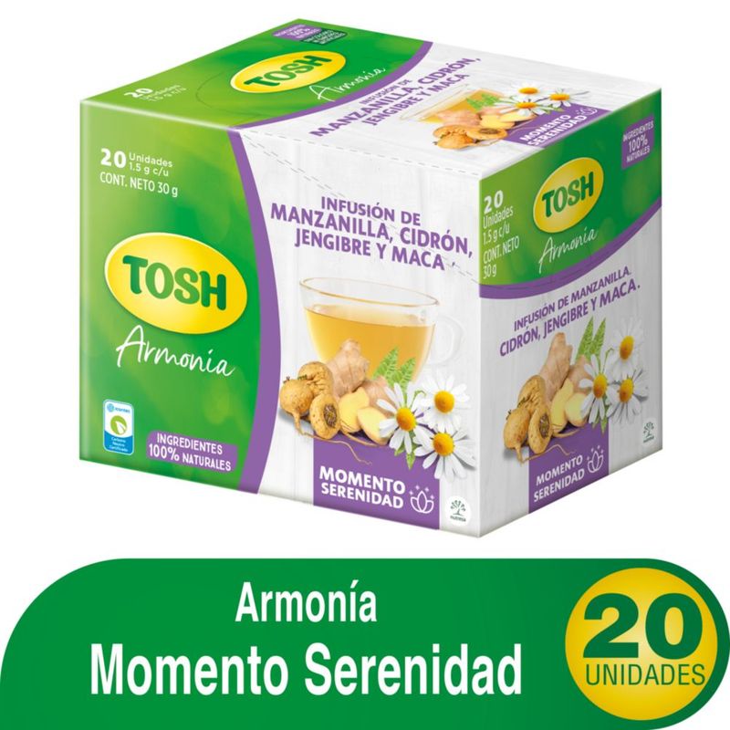 TOSH - Infusion Tosh Serenidad 20 unidades