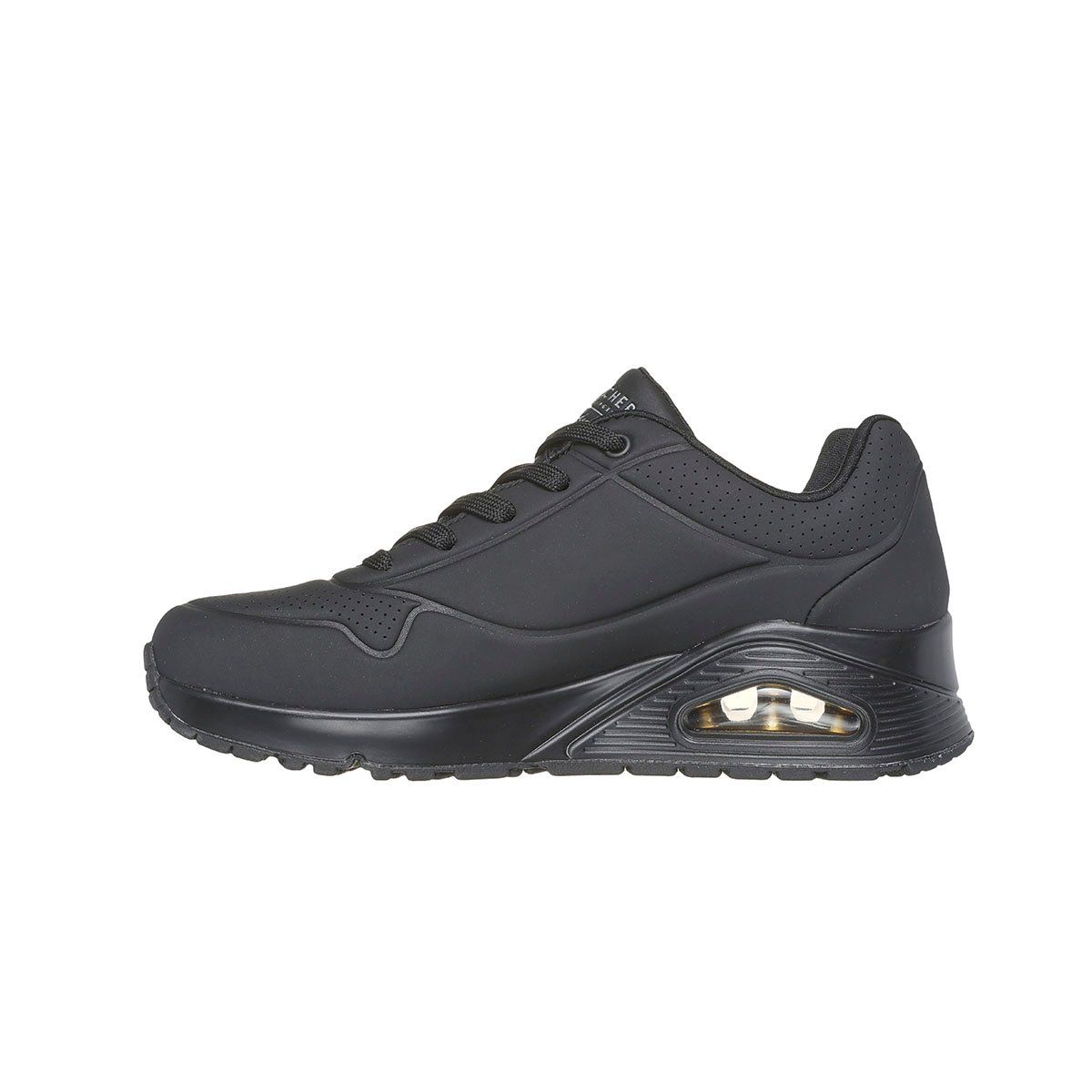 SKECHERS - SKECHERS TENIS UNO - GOLDEN HEART DAMA NEGRO