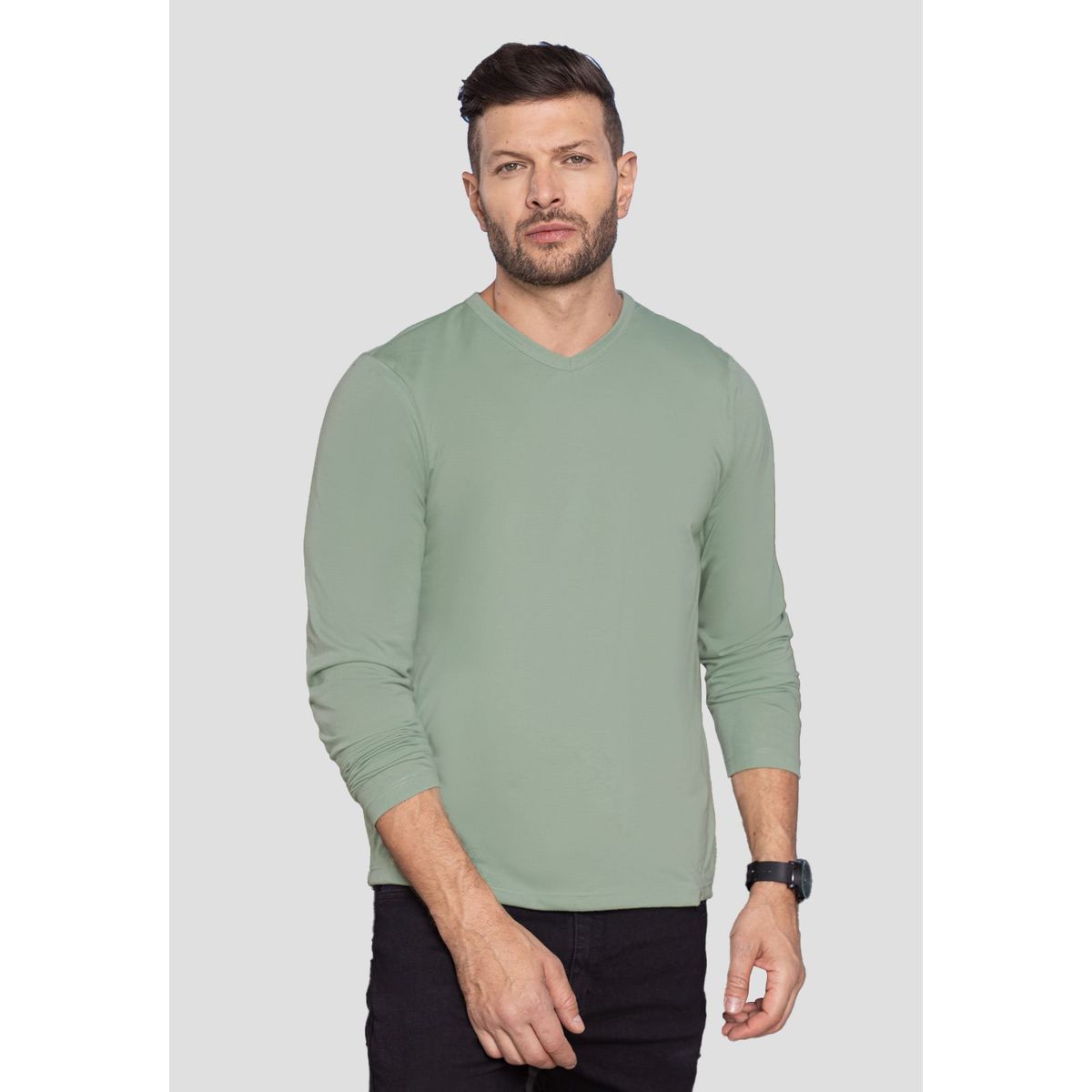 MARKETING PERSONAL - Camibuzo Hombre Verde Oliva Mp 102564