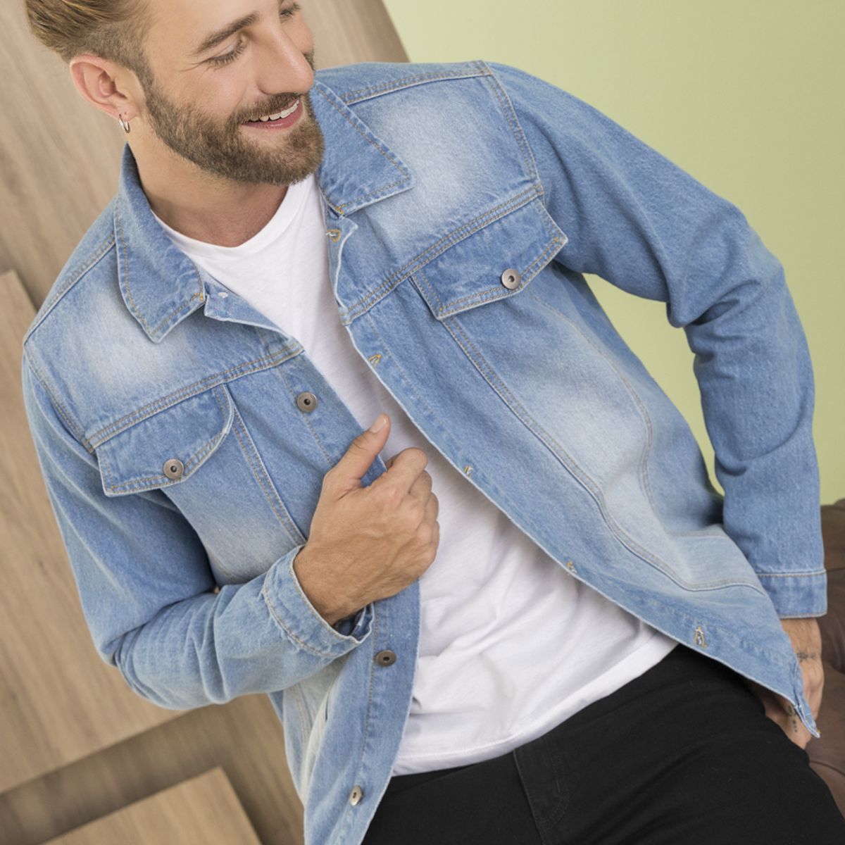 RUTTA - Chaqueta Hombre Azul Medio Rutta 103274