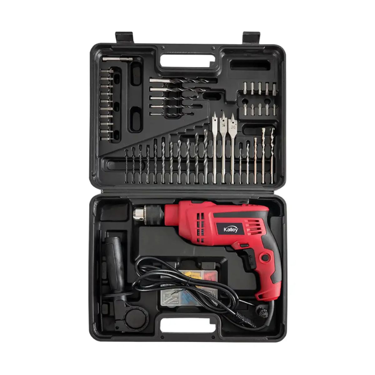 KALLEY - Taladro percutor 850W + Set herramientas K-SH850