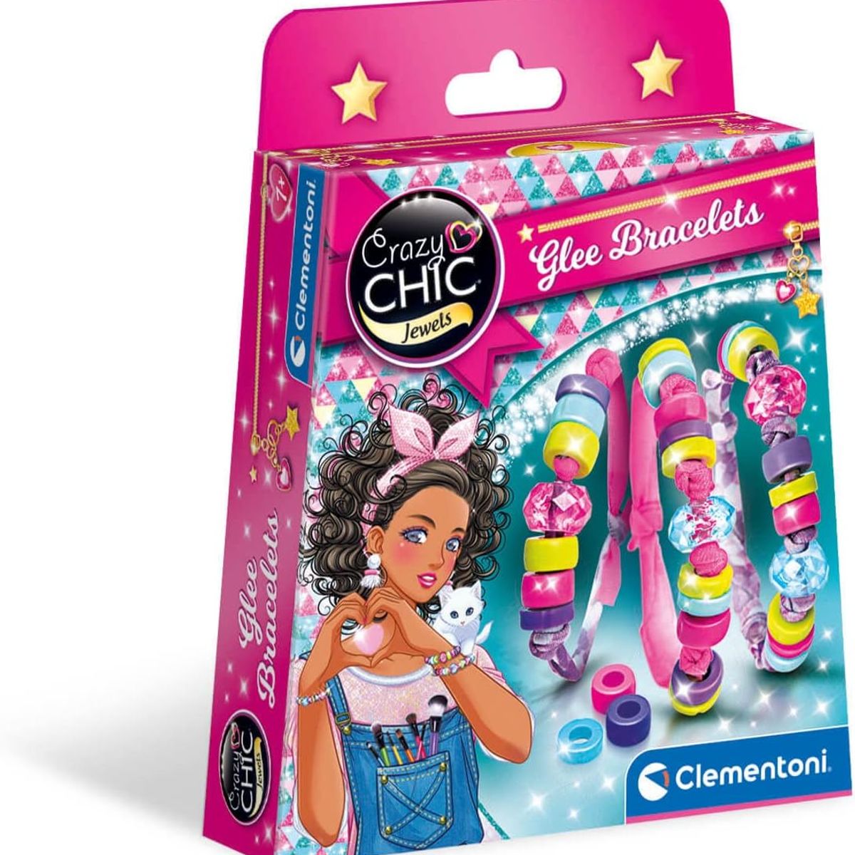 CLEMENTONI - Set Para Fabricar Pulseras Y Manillas Coloridas Para Niñas